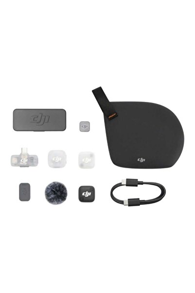 DJI Mic Mini 2 Wireless Microphone Kit, Black, MIC200M-1V1M