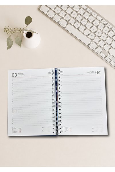 Lizy Ataturk 2027 Daily Agenda – 17X24 Cm, Thermo Leather Cover