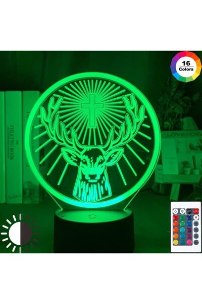 None 16 culori cu telecomandă - lumină de noapte LED Jägermeister, 16 culori ...