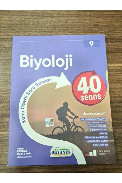Okyanus Yayıncılık 9.SINIF 40 SEANS BİYOLOJİ KONU ÖZETLİ SORU BANKASI 2026-20...