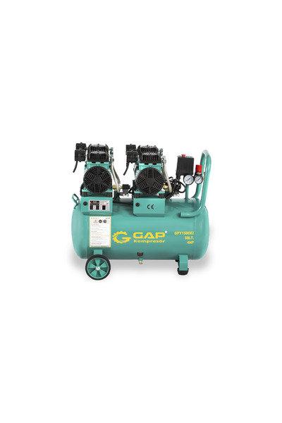 GAP KOMPRESÖR 50 Lt 4 HP Yüksek Emişli Yağsız Hava Kompresörü