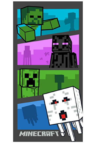 MINECRAFT Πετσέτα μπάνιου και παραλίας Adventure Time 70x140εκ.