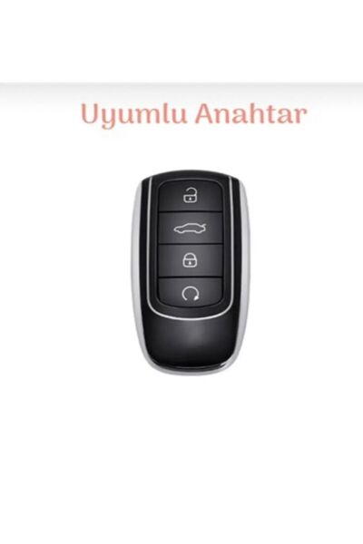 ŞENYILDIZ AKSESUAR Chery Tiggo 8 Pro-8 Pro Max-tiggo 7 Pro Max Omoda 5 Tiggo 7 Avantgarde Jaecoo Anahtar Kılıf Lila