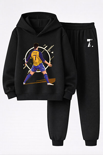 MAGORS Cristiano Ronaldo Printed 3-Yarn Quality Sweatshirt and Trackpants Kid...