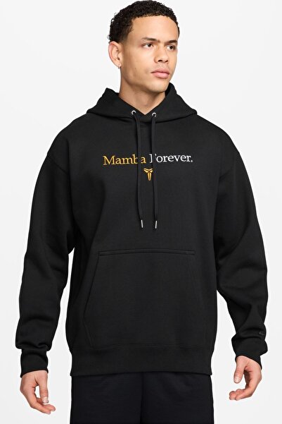 Nike Kobe Fleece Loose Fit Hoody Black Bol Kesim Kapüşonlu Erkek Sweatshirt S...