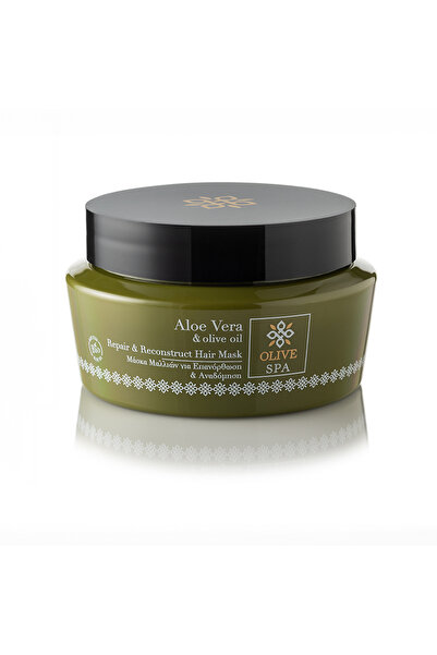 OLIVE SPA Μάσκα Μαλλιών για Επανόρθωση & Αναδόμηση με Αλόη 250ml