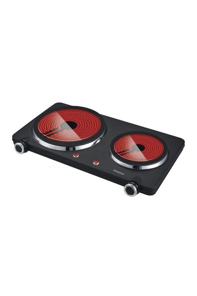 Primo Διπλή Κεραμική Εστία PRCP-40252 16.5εκ.-1000W + 22εκ.-1500W Μαύρο