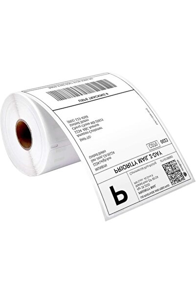 Generic لفة ملصقات حرارية مباشرة مقاس 4 × 6 بوصة، 350 ملصق، ملصقات شحن حرارية...