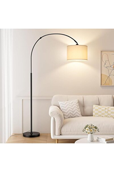 GENERAL Dimmable Floor Lamp with Adjustable Hanging Shade – Modern Nordic Sty...