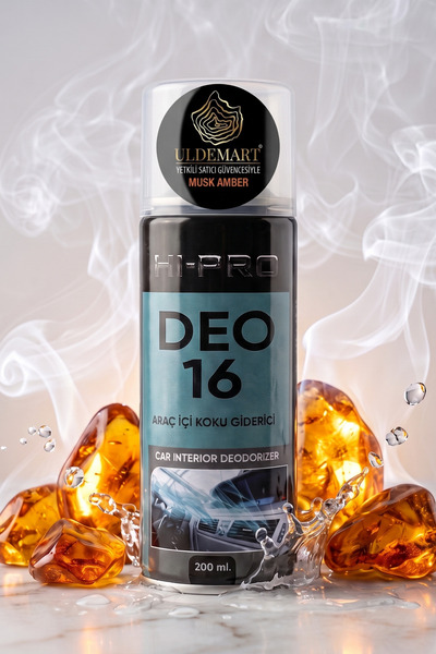 ARAÇ İÇİ KOKU GİDERİCİ 200 ML Klima Temizleyici Koku Bombası Klima Fresh Kötü Koku Giderici Sprey MUSC AMBER 200 ML