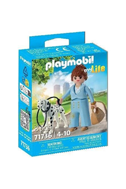Playmobil MyLife Κορίτσι με σκύλο Δαλματίας (71736)