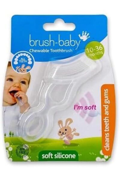 Brush-Baby فرشاة أسنان ناعمة للأطفال الرضع والصغار