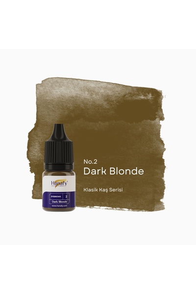 HANAFY Dark Blonde No2 5ml Kalıcı Makyaj Kaş Pigmenti