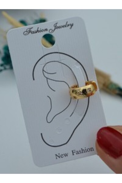 Stoneage Kıkıırdak Earrings or Joint Rings - Gold Color -