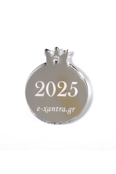 NO BRAND 2025 Ρόδι γούρι εταιρικό με το δικό σας λογότυπο μεταλλικό χρώμα ple...