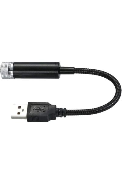 RuleaxAsi 1 #   جهاز عرض النجوم الليلي بمنفذ USB، إضاءة زخرفية للجو، مصباح مج...