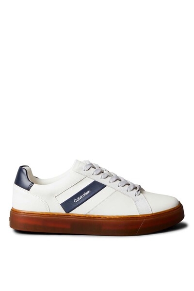 Calvin Klein White Men's Sneakers CLASSIC CUPSOLE LACEUP TAPE LTH2