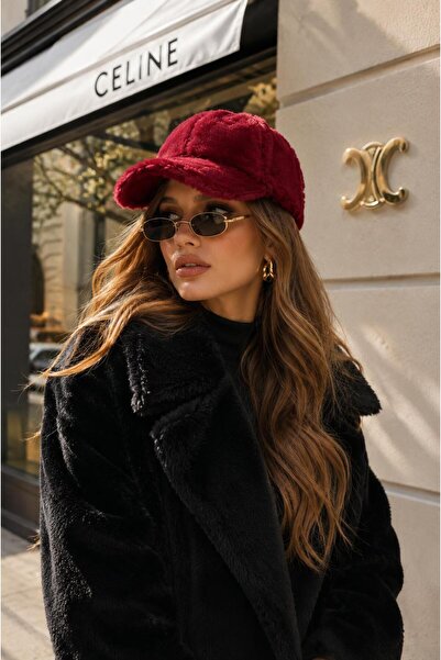 Wearflawless قبعة نسائية من القطيفة، قبعة شتوية ناعمة من الفرو مع حافة، قبعة ...