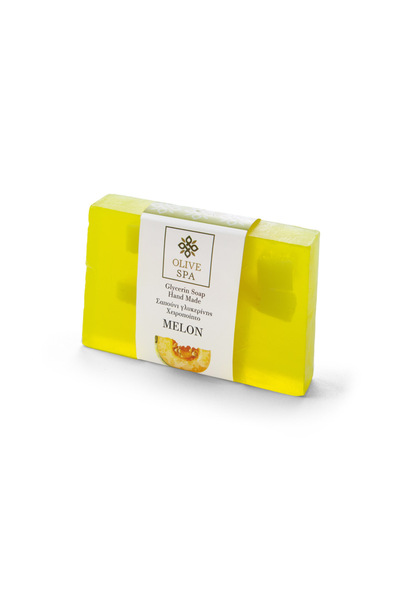 OLIVE SPA Χειροποίητο Φυτικό Σαπούνι Γλυκερίνης - Πεπόνι
