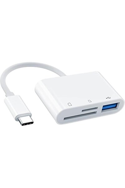 Generic SD/Micro SD/USB Card Reader, 3-in-1 USB C Memory Card Adapter TF Memo...