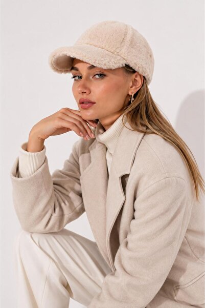 Wearflawless قبعة نسائية من القطيفة، قبعة شتوية ناعمة من الفرو مع حافة، قبعة ...