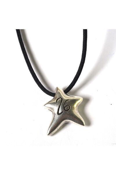 NO BRAND Έτοιμο κολιέ 26 Star"minimal μεταλλικό χαλκός κρεμαστό 29x17mm και κ...