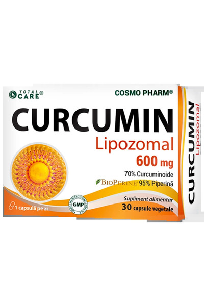Cosmo Pharm CURCUMINĂ LIPOZOMALĂ 30 capsule blister