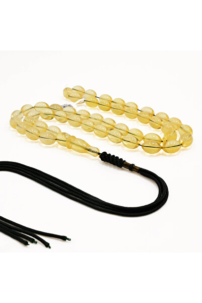 Generic Brand Baltic Amber Rosary – 42 Beads 11/17mm Butterscotch Barrel Pray...