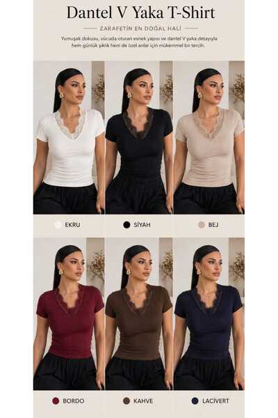 GİYİM T SHİRT DANTELLİ