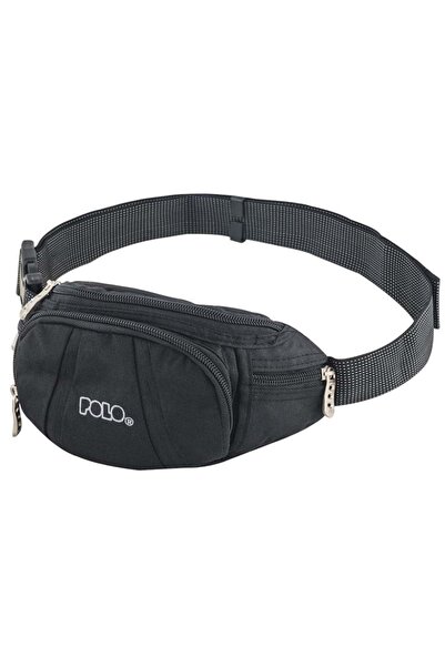 Polo Πίτοκ Μαύρο Τσαντάκι Μέσης Μπανάνα (9-08-021-2000)