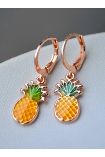 Stoneage Mineli Pineapple Earrings - Orange -