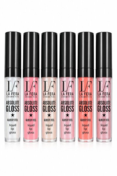 Frapan Doğal Işıltı Veren Lip Gloss 6'lı Set