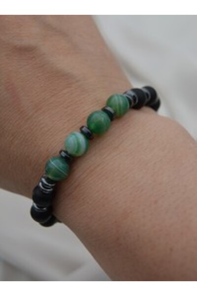 Stoneage Onyx Stone Bracelet - Mixed -