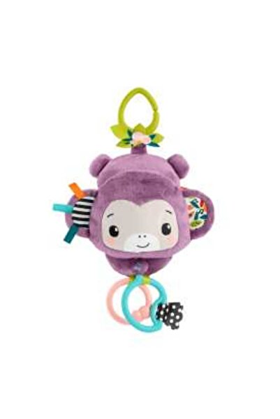 FISHER PRICE Μωβ Μαϊμού για εν κινήσει χρήση (JFF02)