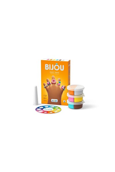 Desyllas Games Πλαστελίνη Bijou Γλυκά Δαχτυλίδια HEY CLAY (30120)