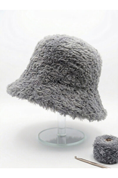 La Creafile Hat Knitted Canvas Gray (Lapin)