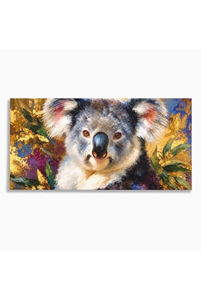 Luxcanva Tablou Canvas Portret De Koala 140x70 cm pe Sasiu Lemn Koala Portret...