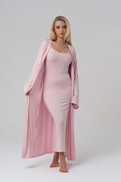 soft alchemy BALM Uzun Kimono — Pembe