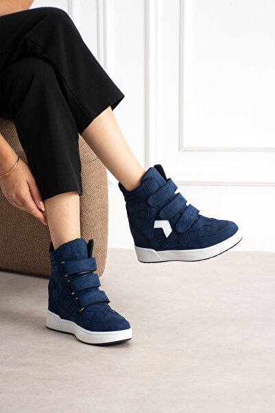 Madam Tarz İzabel Velcro Hidden Heel Boots