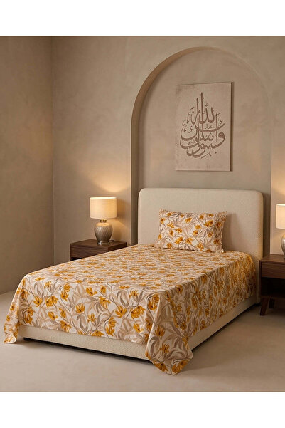 REDTAG ملاءة سرير مسطحة مطبوعة بنقوش زهرية متعددة الألوان (270 × 160 سم)