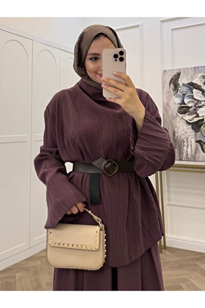 bezenstore CRUSH TENSEL BLUZ GÖMLEK