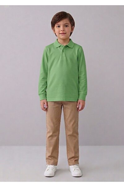 NACAR STORE Unisex Children's 2-Piece Combination Long Sleeve Polo Collar T-S...