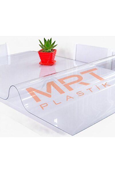 MRT PLASTİK 1.2 MM YERLİ Üretim - Şeffaf Pvc Masa Örtüsü – Kokusuz - Gıda Tem...