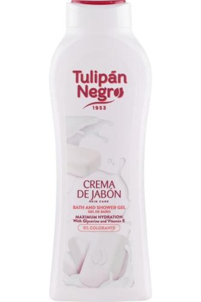 tulipan Shower Gel with Soap Cream, Glycerin, and Vitamin E Extract 650ml