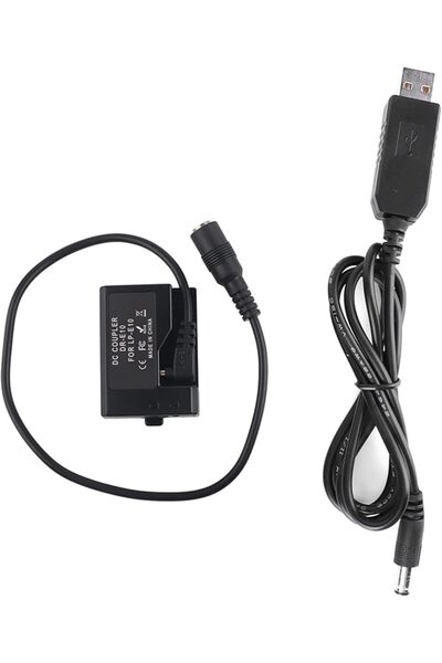 Cryfokt بطارية وهمية USB إلى ACK E10 لفك التشفير الكامل للكاميرات 1200D/1300D...