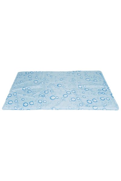 Trixie Saltea răcoritoare cu model cu bule, albastru, mărimea 2 XL: 90 x 50 cm