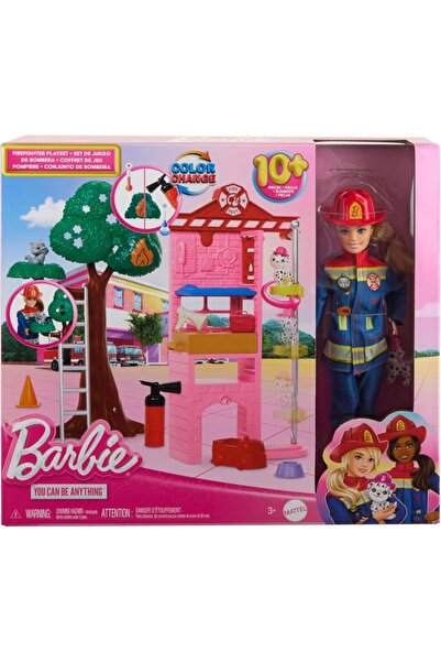 Barbie You Can Be Anything Πυροσβέστης Κούκλα | Firefighter Doll με Αξεσουάρ.
