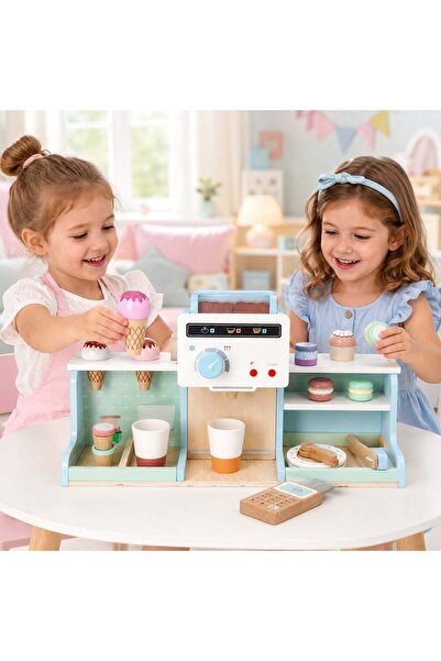 ideal STORE IdealSTORE 2 σε 1 Ξύλινο Παιχνίδι Μοντεσσόρι Ζαχαροπλαστείο και Κ...