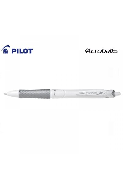Pilot Acroball Στυλό Λαδιού Καθαρό Λευκό 1.0mm Μαύρο Μεσαίο Begreen (BAB-15M-...
