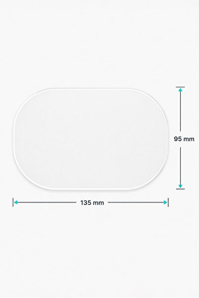 omilife Şeffaf 2'li Oto Yan Ayna Yağmur Kaydırıcı Film Su Tutmaz Buğu Önleyici Görüş Koruyucusu